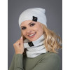 Dámska sada čiapka a tunel Lena - svetlosivá