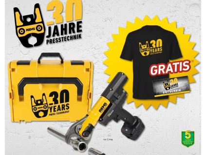 REMS Mini-Press 22V ACC Basic Pack 30 let výročí !!!