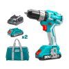 Vrtací šroubovák AKU s příklepem, 20V Li-ion, brushless, 2000mAh, industrial