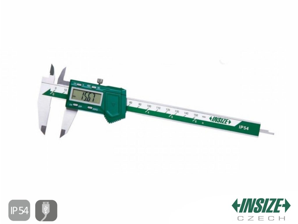 Digitální posuvné měřítko 300 mm INSIZE s ochranou IP54