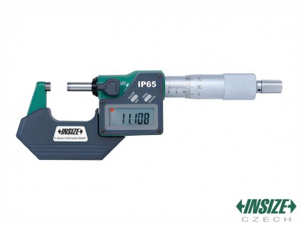 Metrický digitální mikrometr vnější 75-100/0,001 mm IP65, datový výstup INSIZE