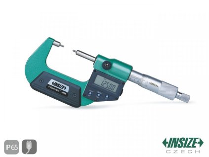 Digitální mikrometr s tenkými měřicími plochami 100-125/0,001 mm, typ A INSIZE