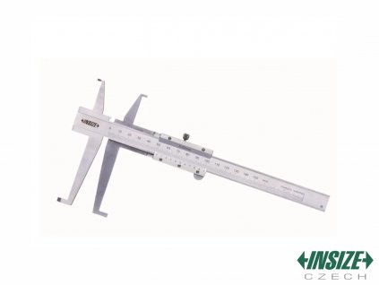 Mechanické posuvné měřítko 9-200/0,02 s horními i spodními rameny na drážky INSIZE