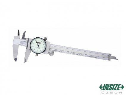 Mechanické posuvné měřítko INSIZE 150 mm s posuvovým kolečkem s přesností 0,03 mm 1311-150A