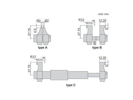 3520 50 Digitální třmenový mikrometr pro vnitřní měření INSIZE 50 mm
