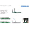 Digitální posuvné měřítko pro měření kotoučových brzd INSIZE 1162