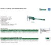 Digitální posuvné měřítko 150/0,01 mm s kulatým hloubkoměrem a posuvovým kolečkem INSIZE1119 TL