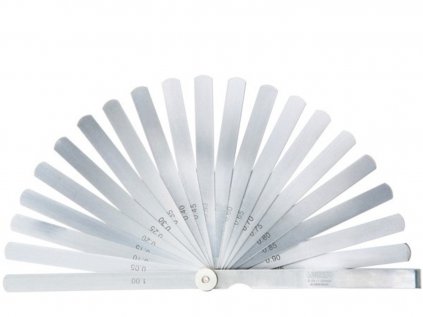 20 lemezes hosszú hézagmérő készlet 0.05-1.00/185 mm - Insize 4605-201