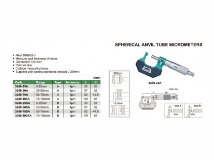 Insize-3260-25A-csőmérő-mikrométer