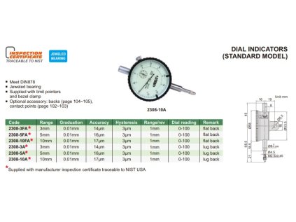 Insize-2308-3FA-standard-analóg-mérőóra
