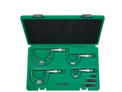 Analóg külső mikrométer készlet 0-100/0.01 mm - Insize 3203-1004A