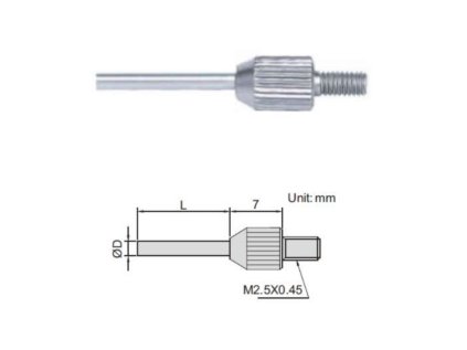 Insize-6282-1706-tű-érintő-hegy