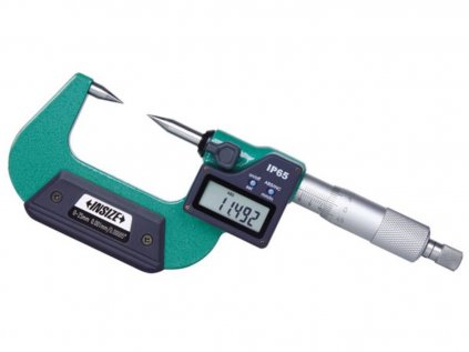 Digitális 30° hegyesvégű mikrométer 0-25/0.001 mm - Insize 3530-25A