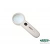 Lupă cu iluminare LED, mărire 4x INSIZE 7513-4