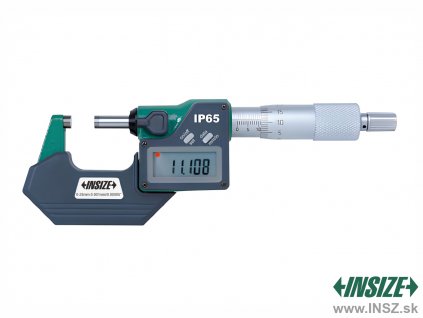Metrický digitálny mikrometer vonkajší 25-50/0,001 mm IP65, dátový výstup INSIZE