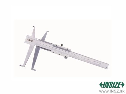 Mechanické posuvné meradlo 9-150/0,02 s hornými aj spodnými ramenami na drážky INSIZE