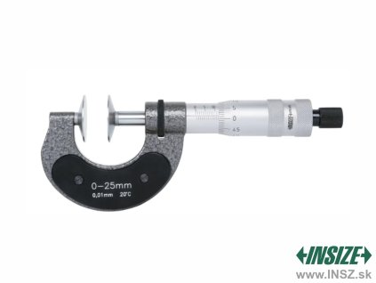 Mikrometr s tanierovými meracími plochami a aretací 275-300/0,01 mm INSIZE