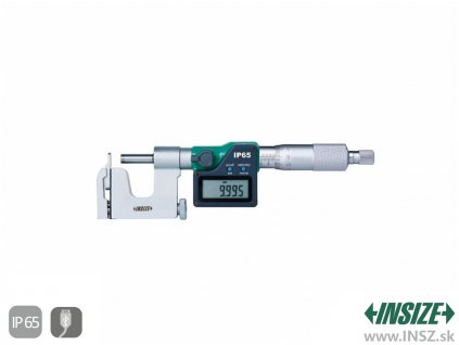 Digitální třmenový mikrometr s výměnným dotekem INSIZE 50 mm 3562 50a
