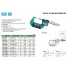 Digitálny mikrometer s extra tenkými meracími plochami 75-100/0,001 mm, typ A INSIZE