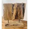 Dekorace teak s podstavcem 25-35