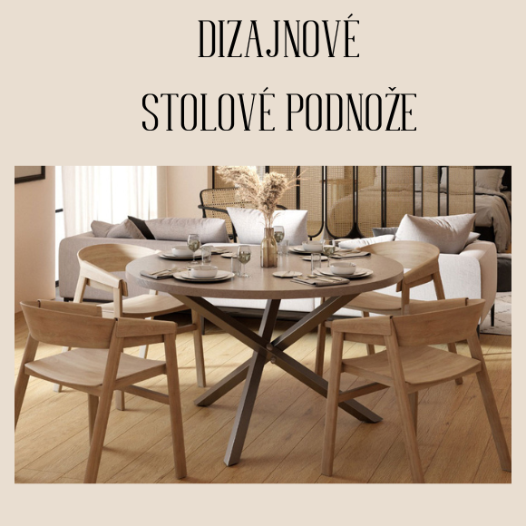 Dizajnová stolová podnož