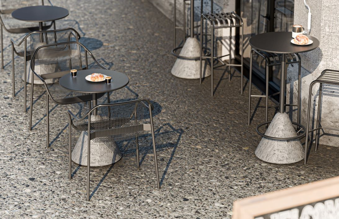 Unikátní stolky do restaurací a kaváren