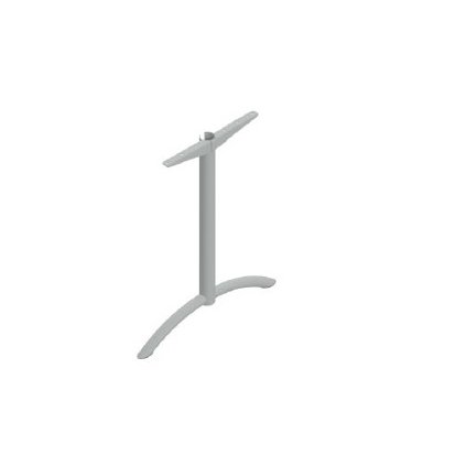 VOGA stolová noha SOLO ARCH (Barva RAL RAL 9006 G - stříbrná šedá komaxit)