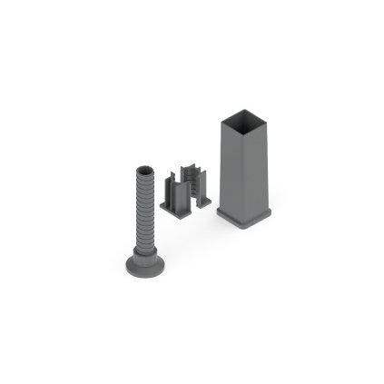 Regulační čep VOGA PLUG CUBO 40 art. 30702 (Barva RAL 9005 - černá)