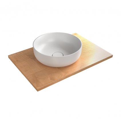 kerrock umyvadlo na desku soft 380 v on odstin uni 108 snow white