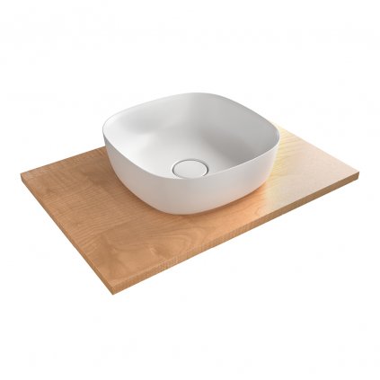 kerrock umyvadlo na desku lux 380 v on odstin uni 108 snow white