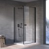 kolpasan bocni sprchova stena polaris andromeda w 90 uni black cire sklo model andromeda d 90