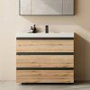 kolpasan koupelnova skrinka s umyvadlem harmony ouhf 120 bronze oak