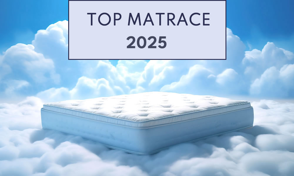 Nejlepší matrace 2025: Paměťová a hybridní pěna