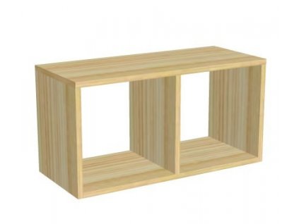 Skříň závěsná-2 D318-Domino (Výběr provedení - moření 2. Moření na bílo (výroba 6-8 týdnů ))