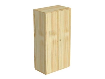 Skříň 2-dvířková D506-Domino (Výběr provedení - moření 2. Moření na bílo (výroba 6-8 týdnů ))