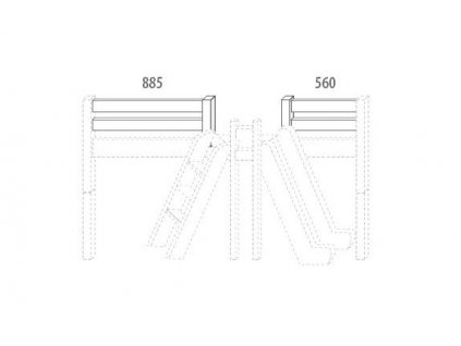 Zábrana  C D916-Domino (Výběr provedení - moření 2. Moření na bílo (výroba 6-8 týdnů ))