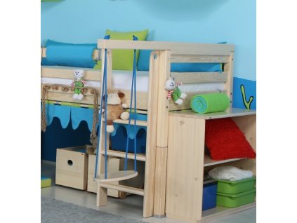 Houpačka malá D826T - Domino (Výběr provedení - moření 2. Moření na bílo (výroba 6-8 týdnů ))