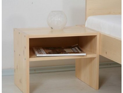 Noční stolek Relax demont č.209/S -  masiv smrk (Výběr lakování smrku SZ-zelená)