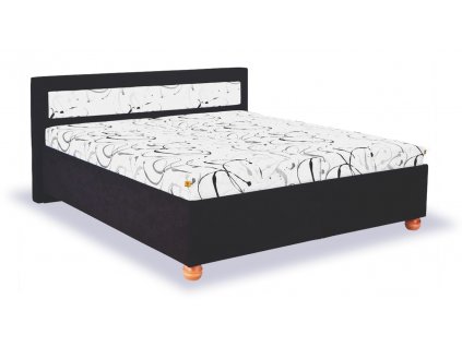 Zvýšená čalouněná postel s úložným prostorem Malvína (01-Ložná plocha 180x200 cm, Výběr čalounění PKD MF-AO)