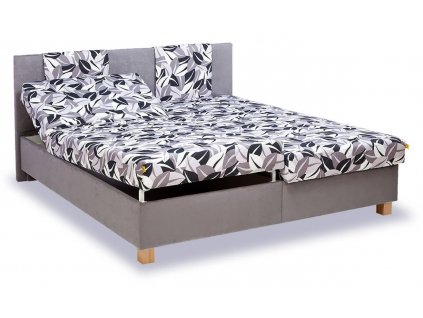 Čalouněná postel s úložným prostorem Klaudie (01-Ložná plocha 180x200 cm, Výběr čalounění PKD GJ-AR)