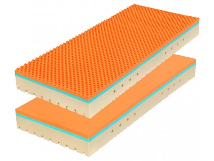 Matrace 1+1 zdarma Super FOX, 90x200 cm, líná bio pěna (Výška matrace 03. 20 cm)