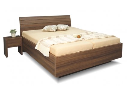 Manželská postel Salmia, 160x200, 180x200 (01-Ložná plocha 180x200 cm, Ahorn-dekory lamino Dub světlý)