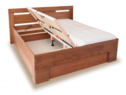 Zvýšená postel s úložným prostorem VAREZZA 5 senior 160x200, 180x200, masiv buk