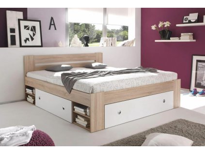 Design - Postel s úložným prostorem Nepoli 140