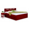 Zvýšená postel s úložným prostorem VALENCIA senior 160x200, 180x200, kaštan (01-Ložná plocha 180x200 cm, Volba typu roštů Čelní výklop)