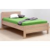 Postel jednolůžko KARLO 90x200, lamino - LP16 (Délka postele 3-Prodloužení na 220cm, Materiál postelí BMB 15. Ořech natur)