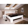 Manželská postel z masivu VAREZZA 1 senior 160x200, 180x200, masiv buk, bílá (01-Ložná plocha 180x200 cm)