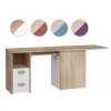Rohový psací stůl Kity (Barevné provedení KITY Dub sonoma - modrá)