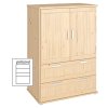 Šatní skříň dvoudvéřová Beta-183, smrk (Výběr moření HP 01. Přírodní lak)