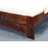 Postel s roštem Justina,120x200, 140x200, masiv smrk (Moření BW - smrk wenge, Rozměr roštu 9. 140x200 cm, Výška rámu 02. 45 cm)